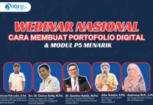 IGI Kab. Tuban Berbagi ke Guru Penggerak Materi Modul P5 dan Portofolio Digital